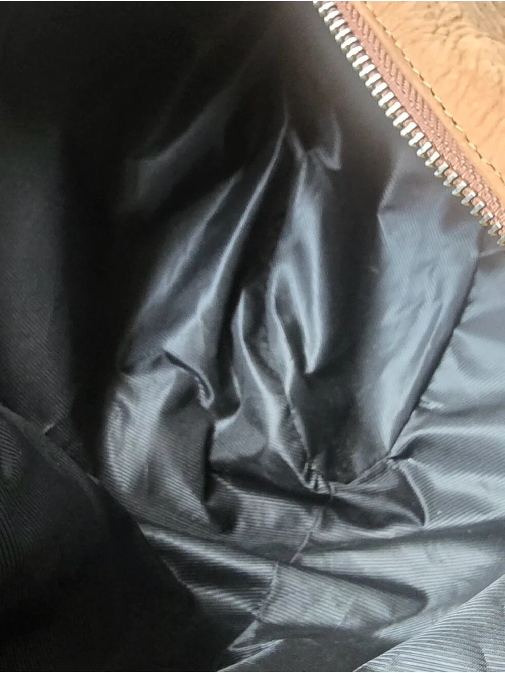 Tan Leather Hobo Shoulder Bag - Unbranded